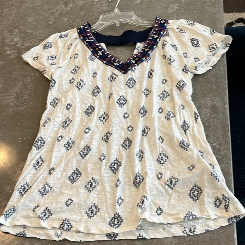 Lucky brand Aztec print shirt. Size small